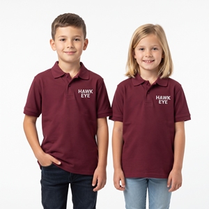 Top Quality Unisex <b>Kids</b> Polo Shirt Short Sleeve Turn Down Collar Leisure Top Breathable Cotton Front Logo Custom Color Size - Product Image 2