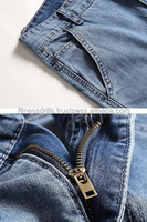 Pantalones Cortos de Mezclilla Personalizados para Hombre, Cintura Media, Corte Holgado, Secado Rápido, Ecológicos, Diseño Vintage con Múltiples Bolsillos, Estilo Y2K High Street