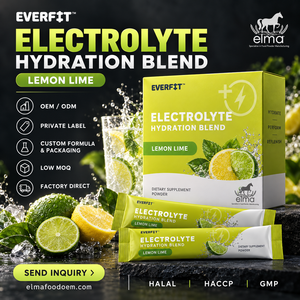 Elma Food - Polvo Electrolítico 1KG Sin Azúcar Añadido, 50 Porciones, Fórmula de Reposición de Minerales para Hidratación, Sin GMO, Para Adultos y Músculos - Product Image 1