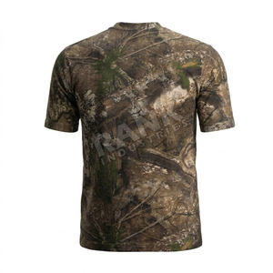 Camisetas de Caza Personalizadas, Camisa de Pesca con Camuflaje, Material Elástico Transpirable y Cómodo, Camisetas de Caza de Manga Corta con Efecto Deslavado - Product Image 2