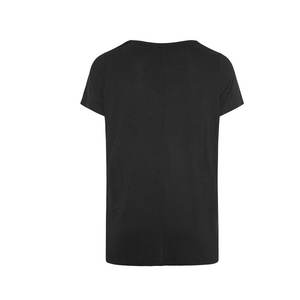 T-shirt pour femme de haute qualité 100% coton, surdimensionné, logo imprimé sur écran personnalisé, appliques, tissu respirant 220g, t-shirt pour femme, été - Product Image 6
