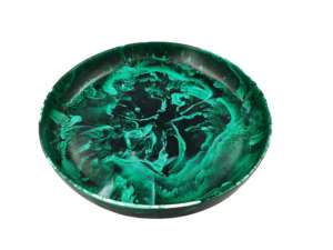 Assiettes à salade et plateaux à pizza modernes de luxe, en résine, forme irrégulière, effet tourbillon, faites à la main, durables, personnalisables, pour la maison et l'hôtellerie, rose - Product Image 3