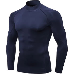 Nueva Camiseta de Compresión 2026 para Gimnasio, Surf, Manga Larga, con Logotipo Personalizado, BJJ, Spandex, MMA, Sublimada, Rashguard para Hombre - Product Image 4