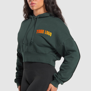 Sudadera con capucha personalizada de forro polar para mujer, lisa, extragrande, con estampado, tipo jersey, tallas grandes, sudaderas y sudaderas con capucha para mujer - Product Image 4