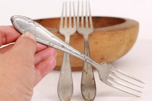 Ensemble de fourchettes à dîner classiques en acier inoxydable, lourdes, pour la restauration et les hôtels - Product Image 2