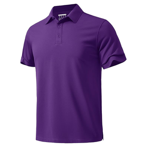 Polo de golf personnalisé à séchage rapide pour hommes et enfants, t-shirts unis décontractés avec logo brodé ou logo par sublimation - Product Image 3