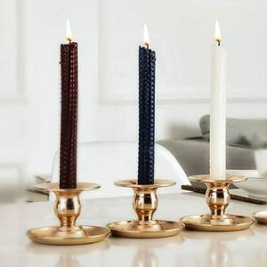 Luxury Polished & Nickel Aluminum Candle Holder For Home Wedding Decoration In Customize Size Eco Friendly Durable Candle Stand - Product Image 3