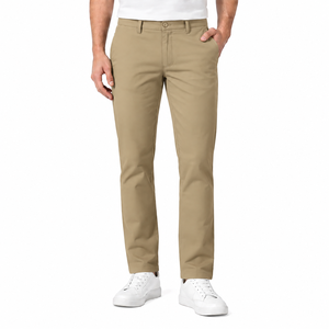 Pantalones chinos cargo de Bangladesh, pantalones chinos anchos para hombre, pantalones chinos de algodón de alta calidad para hombre - Product Image 6