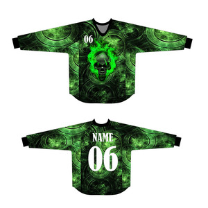 Jersey de Manga Larga para Paintball, Ropa Deportiva de Equipo Duradera de Secado Rápido, Ropa Personalizada para Paintball, Jersey con Estampado Completo - Product Image 1