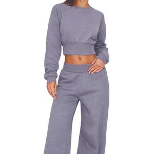 Conjunto de Sudaderas Cortas Estilo Y2K para Mujer, Ropa Casual y Urbana, Logotipo Personalizado, OEM, Marca Privada, Sudadera para Mujer de EE. UU. - Product Image 2