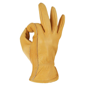 Guantes de Trabajo de Cuero Premium, Resistentes y Duraderos, de Piel de Vaca, para Construcción, Soldadura, Jardinería e Industria - Product Image 3