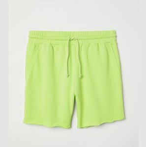 Pantalones cortos deportivos casuales para hombre, de algodón, estilo francés, holgados, para gimnasio, entrenamiento, con múltiples bolsillos, cintura elástica, logotipo personalizado - Product Image 1
