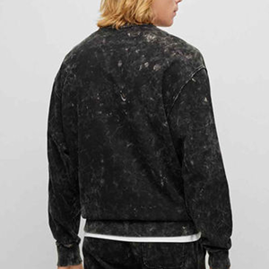 Sweatshirts 100% Cotton Oversized 380g <b>Crewneck</b> with Custom Logo Premium Quality Sweatshirts with Printing and Embroidery - Product Image 4