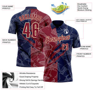 Polo unisexe en gros, vêtements de sport anti-transpiration, logo personnalisé, fournisseur OEM, usine - Product Image 3