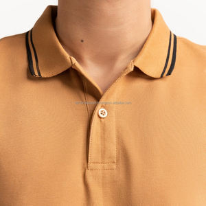 Nardon Apparel Pakistan Polo classique pour homme avec fermeture à deux boutons Pique Golf Shirt Solid Color Printed Summer Fashion - Product Image 6