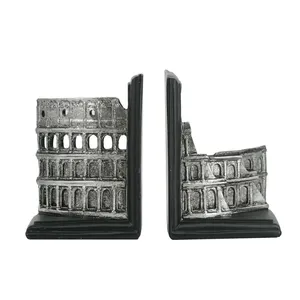 Premium Handmade Metal Bookend Set Luxury Modern Decorative Bookshelf Holder modern polished sculpture Zahid Exports - Product Image 1