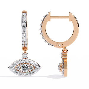 ต่างหูเม็ดเล็กสีทองสีเหลืองทองขนาด18K เครื่องประดับเพชรมรกตทอง14K สำหรับเป็นของขวัญสุดหรูของเธอดีไซน์หรูหรา - Product Image 4