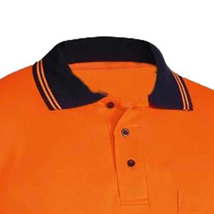 Protective Wholesale Hi Vis Security Work Construction Reflection Safety High Visibility T-shirts Reflective <b>Polo</b> Shirt - Product Image 4