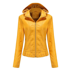 เสื้อแจ็คเก็ตหนังแฟชั่นขายดี วัสดุทนทาน มีไซส์ใหญ่ - Product Image 1