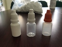 Set Botol Tetes Mata Silinder Plastik Warna PE/PP Kelas Kosmetik APS C0078, Struktur Ringan dan Tahan Lama, Mudah Dibentuk, Tutup Ulir, Tahan Panas