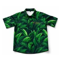 Kemeja Hawaii Pria Lengan Pendek Motif Bunga Hitam, Cetak Tropis, Bernapas, Kemeja Aloha Liburan, Pakaian Pantai Musim Panas