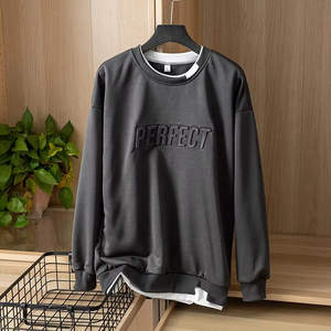 เสื้อสเวตเตอร์คอกลมลายนูน3D ใหม่สำหรับทุกเพศเสื้อสเวตเตอร์แบบ3D นูนเหมาะสำหรับฤดูหนาว - Product Image 5