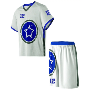Uniforme de lacrosse personnalisé par sublimation pour hommes et femmes, short en jersey en mélange de polyester, résistant à la décoloration, séchage rapide, vêtements de sport d'équipe - Product Image 4