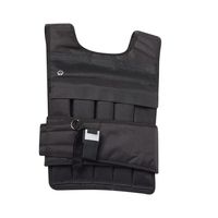 Gilet lesté en tissu Oxford motif camouflage marbre noir avec poches frontales pour l'entraînement de résistance corporelle et le soutien musculaire