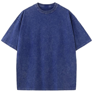 T-shirt en coton délavé à l'acide, surdimensionné, style streetwear vintage, marque privée, du premier fabricant - Product Image 4