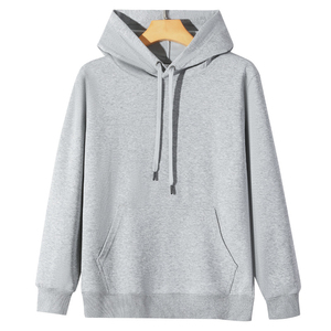 330G Custom Blank <b>Thick</b> <b>Fleece</b> Heavy Weight Oversized Winter Knitted Plain Dyed Custom Print Logo Men's Hoodies - Product Image 4