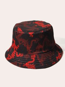 Unisex Canvas Bucket <b>Hat</b> Black and Teal 3D Embroidery Vintage Spring <b>Summer</b> 6-Panel Polyester Adult Fit - Product Image 4