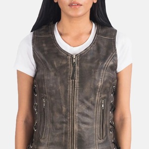 Chaleco de Cuero para Mujer, Diseño Profesional y Elegante, Prenda Exterior con Estilo, Cómodo de Usar - Product Image 6