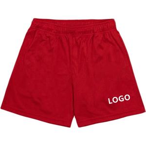 Pantalon de survêtement unisexe en maille respirante avec logo personnalisé, pantalon de sport d'été en polyester, pantalon solide de basket-ball écologique - Product Image 4