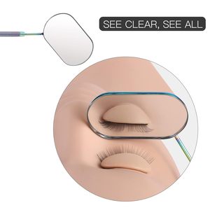Eyelash Extension <b>Mirrors</b> Surgical Grade Steel HD Round Lash Inspection <b>Mirrors</b> OEM Private Label Wholesale - Product Image 5