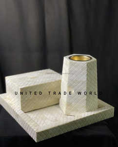 ถาดไม้เอ็มดีเอฟแบบโบราณของโลกสำหรับใช้ในศาสนาถาดใส่กระดูกลายทางที่มีกลิ่นหอมของตกแต่งบ้าน - Product Image 2