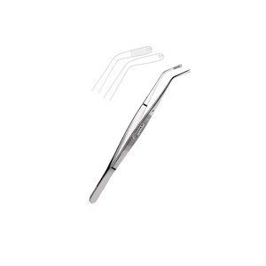 Pinzas Delicadas para Membranas de 125 mm, Instrumento Quirúrgico de Acero Inoxidable, Herramienta para Manipulación de Tejidos - Product Image 4