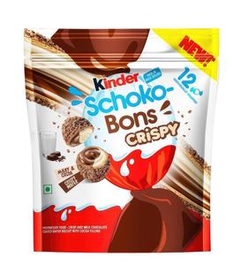 Kinderr Schoko-Bons Crispy 67.2g, Dulce de Chocolate con Relleno de Leche Crujiente, Snack Dulce Importado de Calidad Premium, Paquete de Delicias - Product Image 5