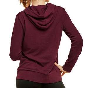 Sweat à capuche avec logo pour femmes, pour usage promotionnel et commercial, fabricant OEM de sweats à capuche pour femmes / sweats à capuche de couleur unie, prix direct usine pour les commandes en gros - Product Image 2