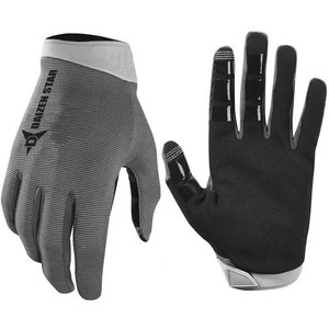 Gants de course à doigts entiers, noirs, en nylon, antidérapants, compatibles écran tactile, respirants, fermeture auto-agrippante, unisexes, MOTOCROSS, activités de plein air - Product Image 6
