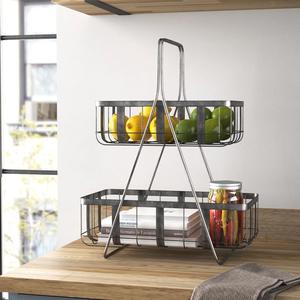 Panier de rangement rectangulaire en métal robuste pour buanderie - Product Image 1