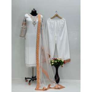 Traje de Fiesta Elegante con Palazzo y Dupatta para Ropa India y Pakistaní - Product Image 3