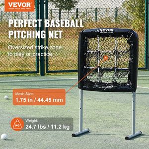 Attrezzatura per Allenamento Baseball e Softball 28"x27" con 9 Fori, Robusta e Regolabile in Altezza, per Pratica di Battuta e Lancio - Product Image 2
