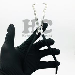 Nueva llegada alicates negros alicates profesionales sostenibles para extensiones de cabello colores negros para abridor de barbería MOQ - Product Image 4