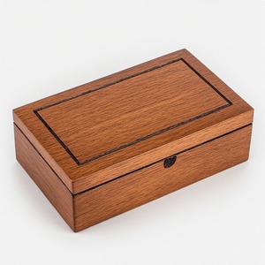 Luxury Smooth Polished Wooden Cigar Case Crafted For Classic Appeal With Durable Construction And Refined Finish - Product Image 1