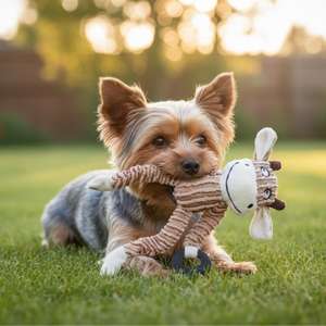 YOMMY JungleFun Furry Friends 25*12CM Jouet à mâcher pour chien et chat, peluche douce, durable et câlinable - Product Image 2