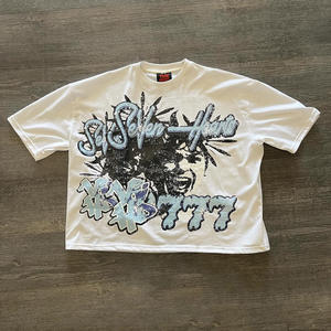 Vêtements de marque de luxe pour hommes, fabricant, t-shirt personnalisé 320g 100% coton, t-shirt imprimé sur mesure - Product Image 1