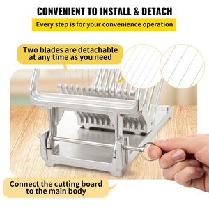 Affettatrice per Formaggio in Lega di Alluminio con Fili Sostituibili da 1 cm e 2 cm per Cheddar e Burro - Product Image 6
