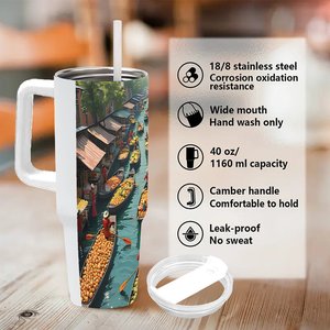 Vaso personalizado de 40 oz con pajita para el personal sanitario del hospital - Product Image 5