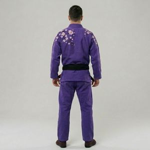 Kimono de Jiu Jitsu Shoyorol Gl Azure Competitor Batch, Fabricación en Fábrica, 100% Algodón, Personalizable, Duradero, Servicio OEM - Product Image 4