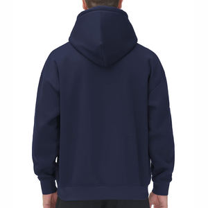 Men's Hoodies 100% Cotton Solid Basics <b>Thick</b> <b>Fleece</b> Bulk Supplier OEM Custom Logo Casual Wear Premium Quality Pullover Hoodies - Product Image 6